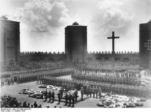 Beisetzung Hindenburgs am 7. August 1934, Foto: Bundesarchiv, Bild 183-2006-0429-502 / CC-BY-SA